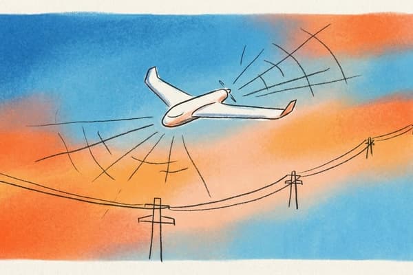 Voltair's Self-Charging Drones Target Infinite Range for Grid Inspections