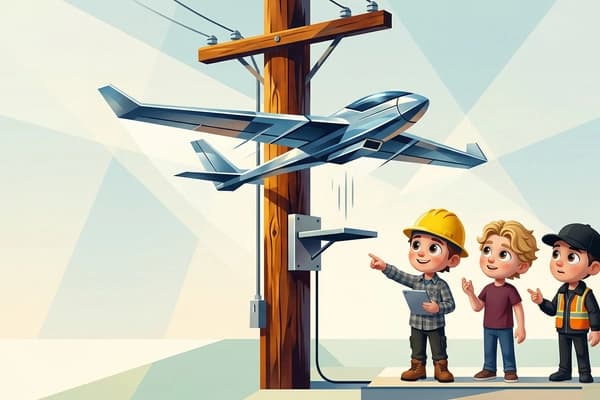 Voltair Launches Autonomous Drones That Charge on Power Poles